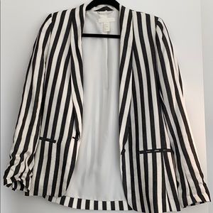 Striped H&M blazer.
